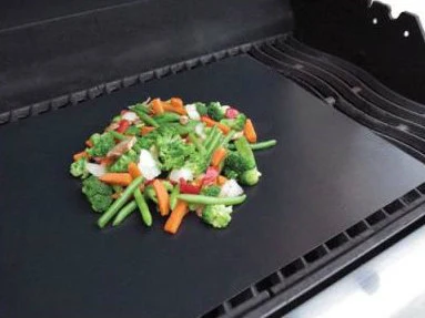 Customized Fireproof PTFE Non-Stick BBQ Grill Mat Cooking Sheet Oven Liner