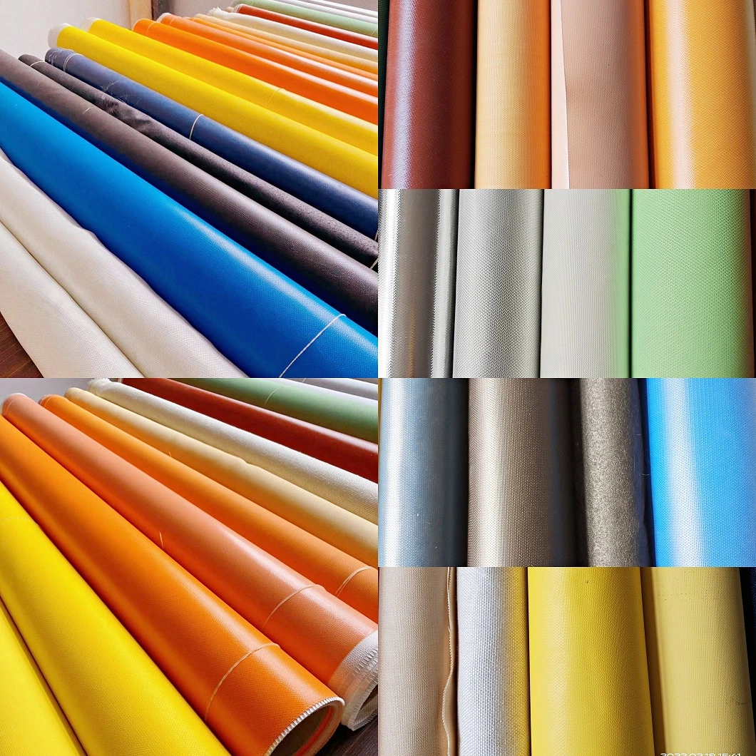 Neoprene / Acrylic Coated Fiberglass Cloth Roll Glass Fiber Fabric Roll Fire Blanket Roll Welding Blanket Roll Available in Any Color