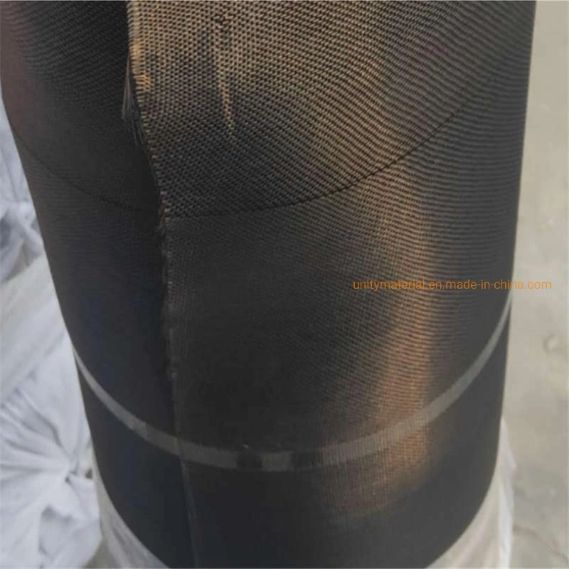 High Temperature &amp; Chemical Resistant 1.5mm Double Side Graphite Coated Fiberglass Cloth Fiber Glass Fabric