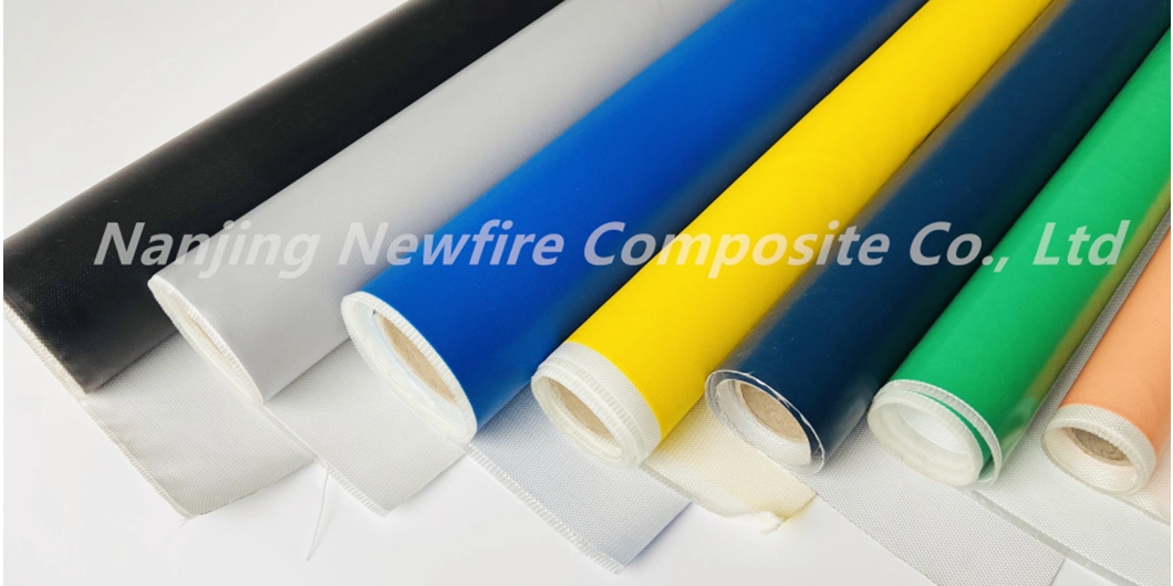 High Temperature Resistant Waterproof One Side Silicone Coated Fiberglass Cloth Chinese Manufacturer Glass Fabric