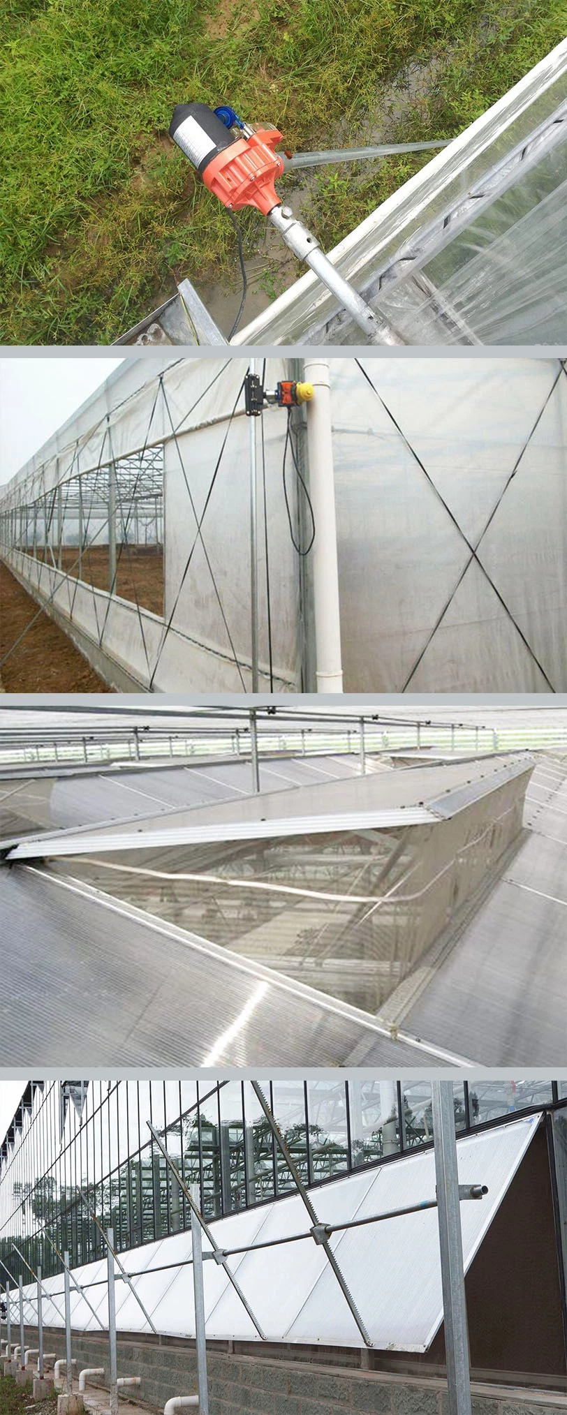 Prefab Greenhouse Polycarbonate/Glass Covering for Flowers and Vegetables