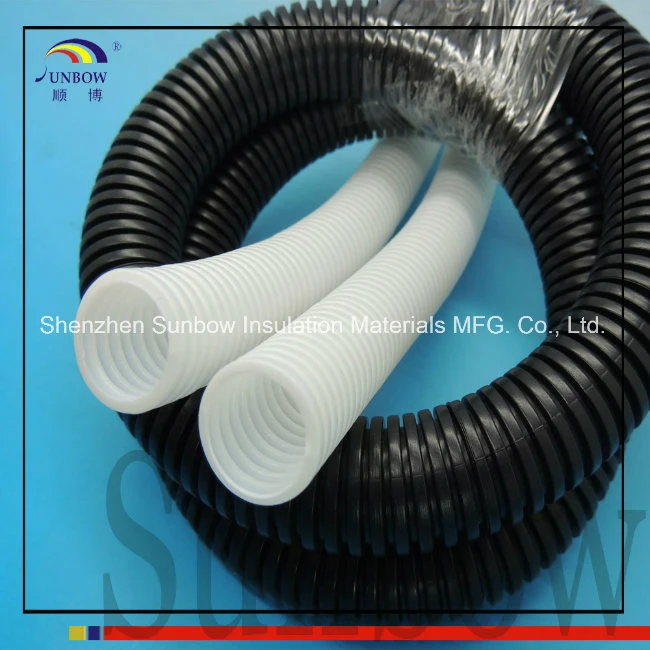 PA/PP/PE Plastic Flexible Corrugated Cable Wire Hose Pipe