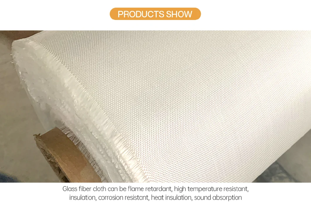 3732 3784 7628 Heat Insulation/ High Temperature /Vermiculite/PU/Silicone Coated/ High Silica Fiber E Glass Fiberglass Fabric for Boat FRP GRP