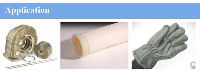 High Temperature PTFE Coated Fiberglass Sewing Thread for Fire Resistant Composites