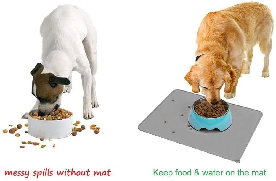 Silicone Dog Cat Bowl Mat Non-Stick Food Pad Water Cushion Waterproof