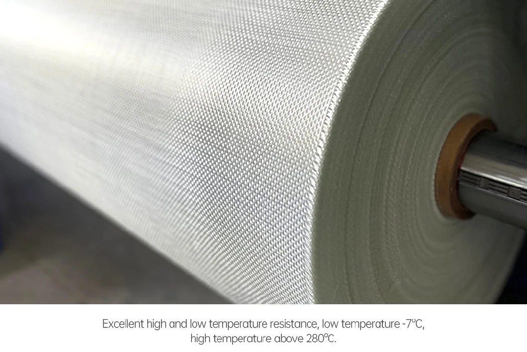 3732 3784 7628 Heat Insulation/ High Temperature /Vermiculite/PU/Silicone Coated/ High Silica Fiber E Glass Fiberglass Fabric for Boat FRP GRP