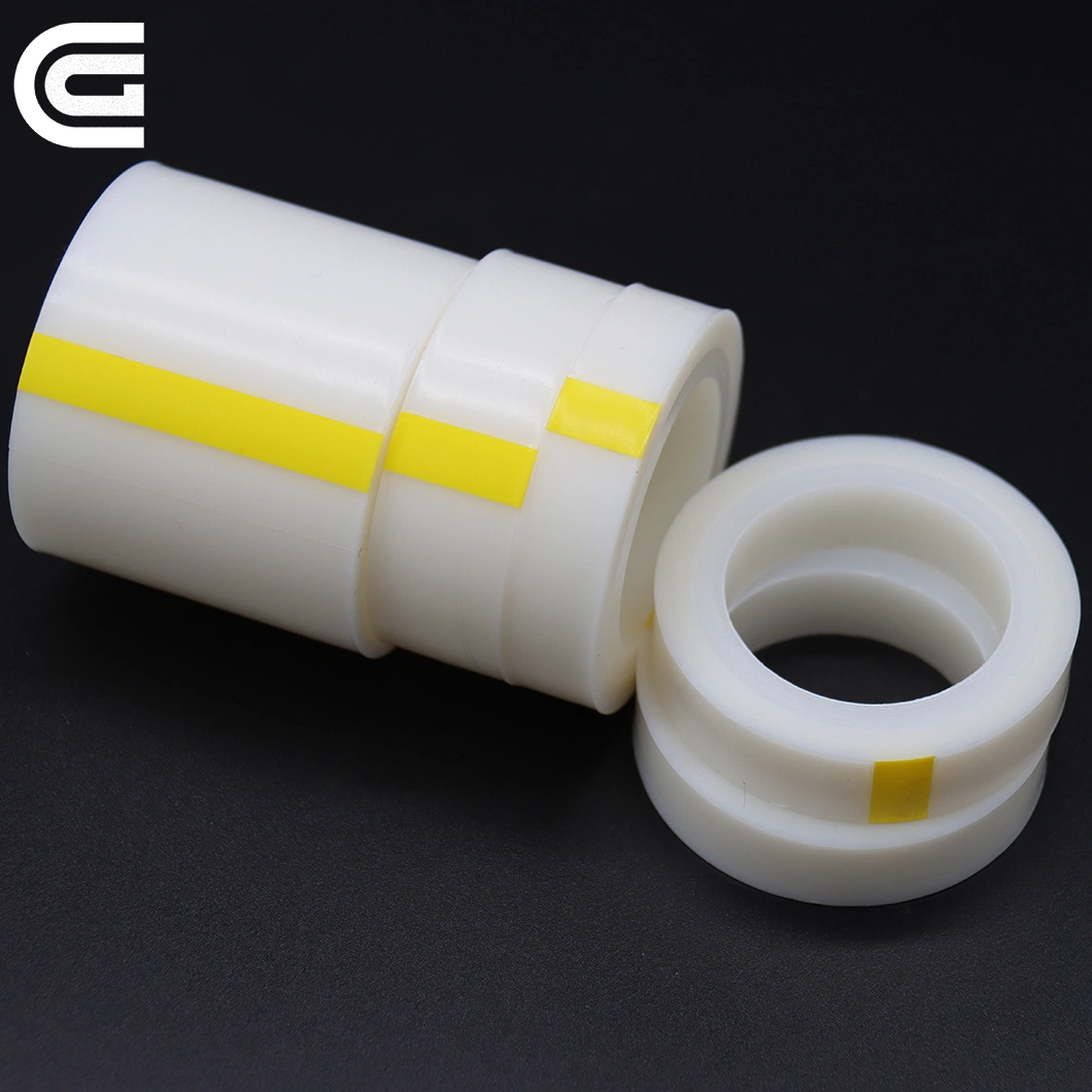 Wear Resistance Anti-Corrosion White PTFE Skived Film Tape with Silicone Adhesive