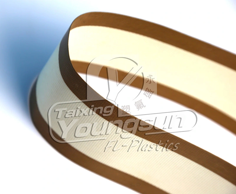 0.90mm Heavy Duty PTFE Coated Glass Fabrics for Rubber Vulcanizing PTFE Heavy Belt