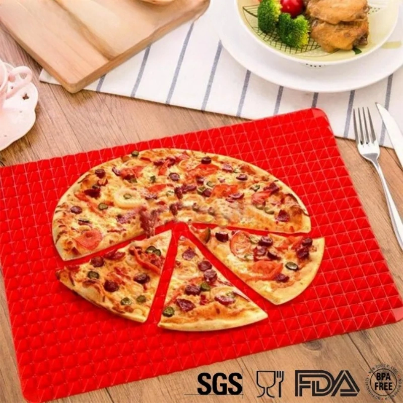 Factory Non-Stick Silicone FDA/LFGB Grill Mat Safe for Food Baking Mat Set