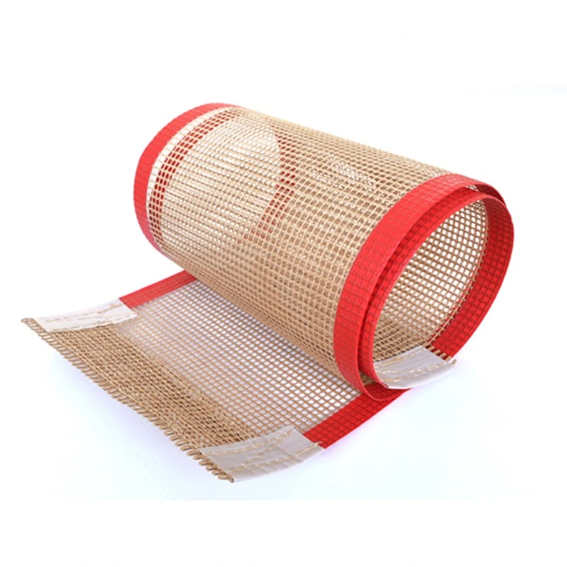 Fire Retardant High Temperature Resistant PTFE Mesh Transmission Belt for Dryer Machine