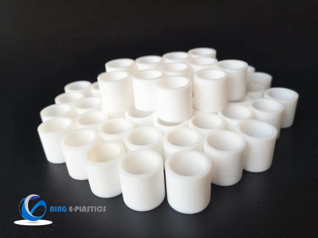 Plastic PTFE Rod for Gasket Teflon Rod for Bushing Round Sleeve Teflon Sheet for PTFE Shaft Bushing PTFE Guide Bushing