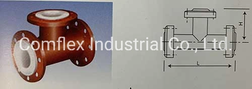 PTFE Lined Steel Pipe with Flange