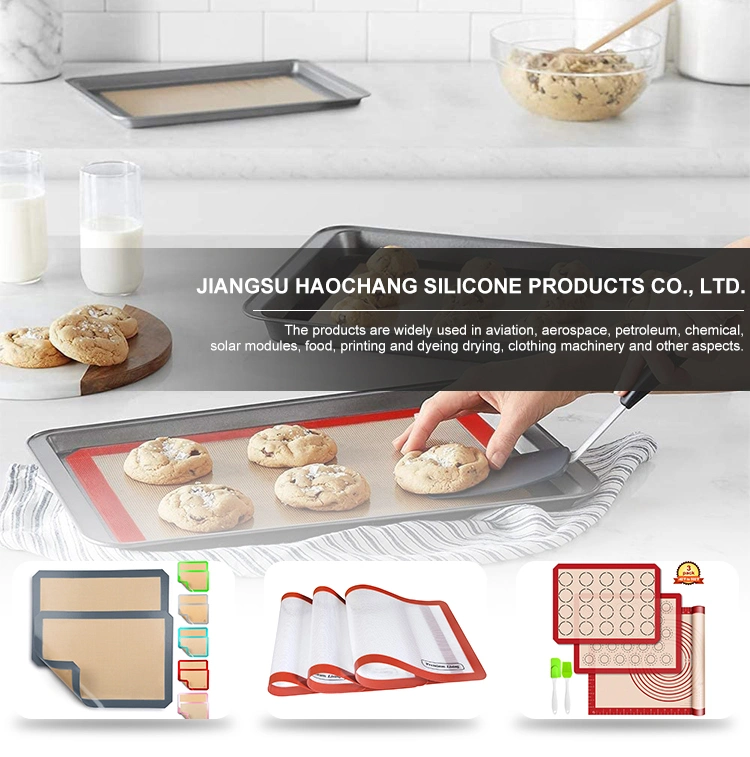 Kitchen Pastry Mat Bread Baking Supplies Non-Stick Macaron Silicone Baking Mat