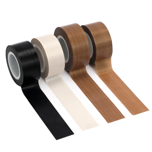 0.13mm Premium Grade PTFE Adhesive Tape with Release Liner PTFE Fabric with Adhesive for Bagging Machine