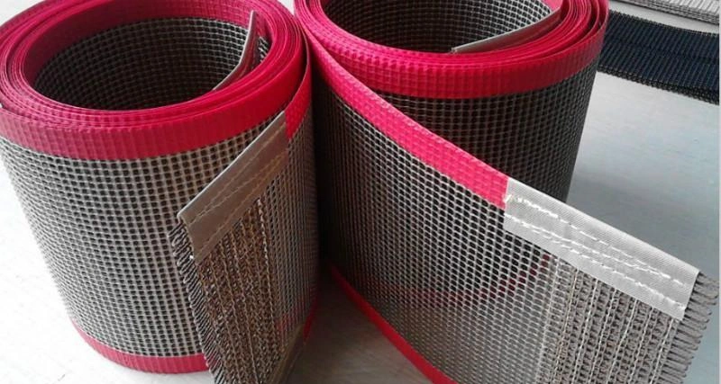 Fire Retardant High Temperature Resistant PTFE Mesh Transmission Belt for Dryer Machine