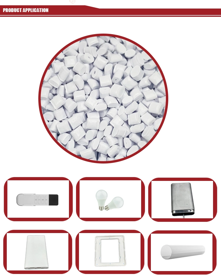 PC/ABS Recycled Material Fire Retardant V0 High Glossy Alloy Material Pellets Plastic