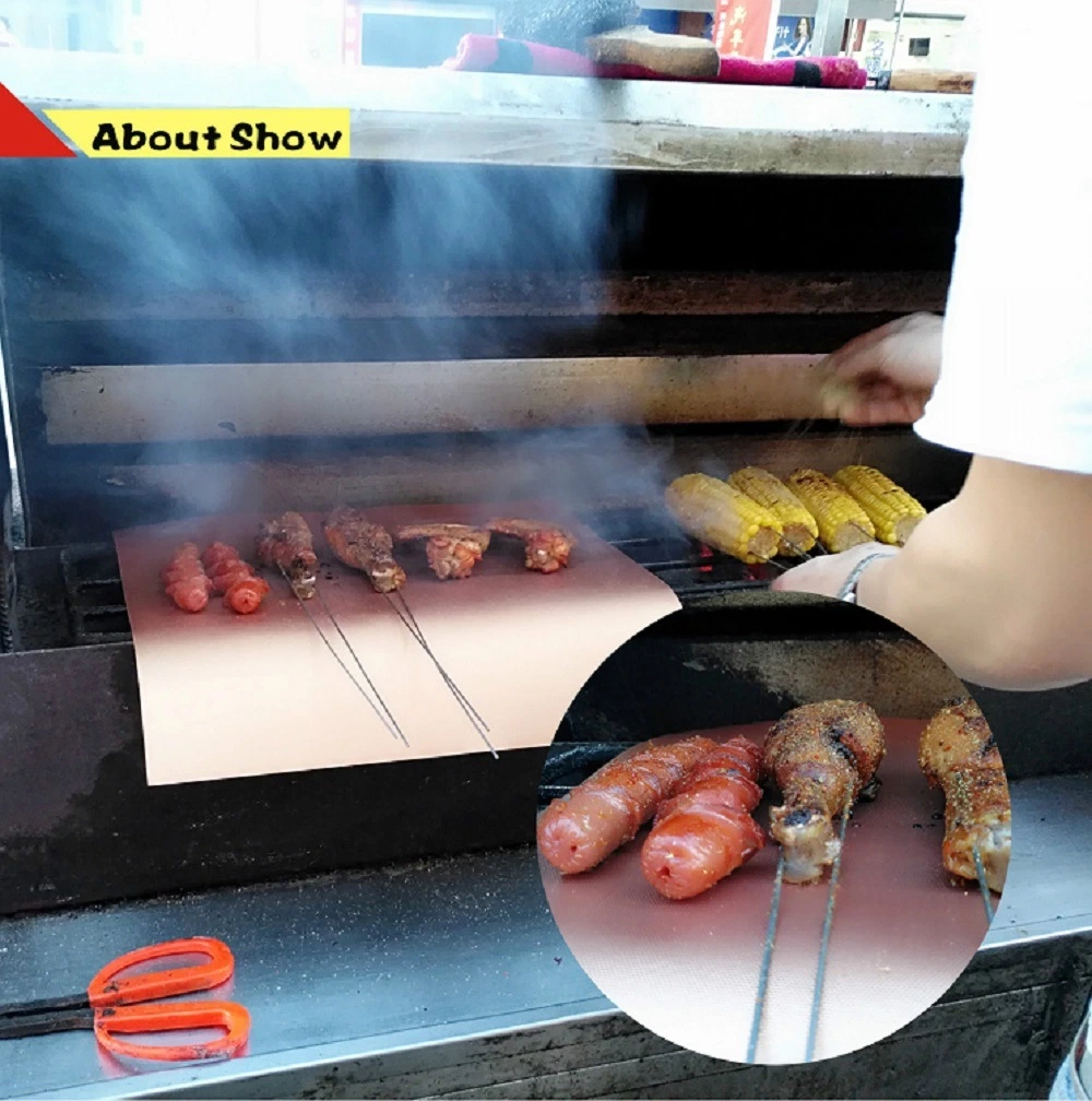 Heat Resistant Non-Stick Oven Liner Barbecue Sheets Cooking Mats Reusable Perfect Bl18085