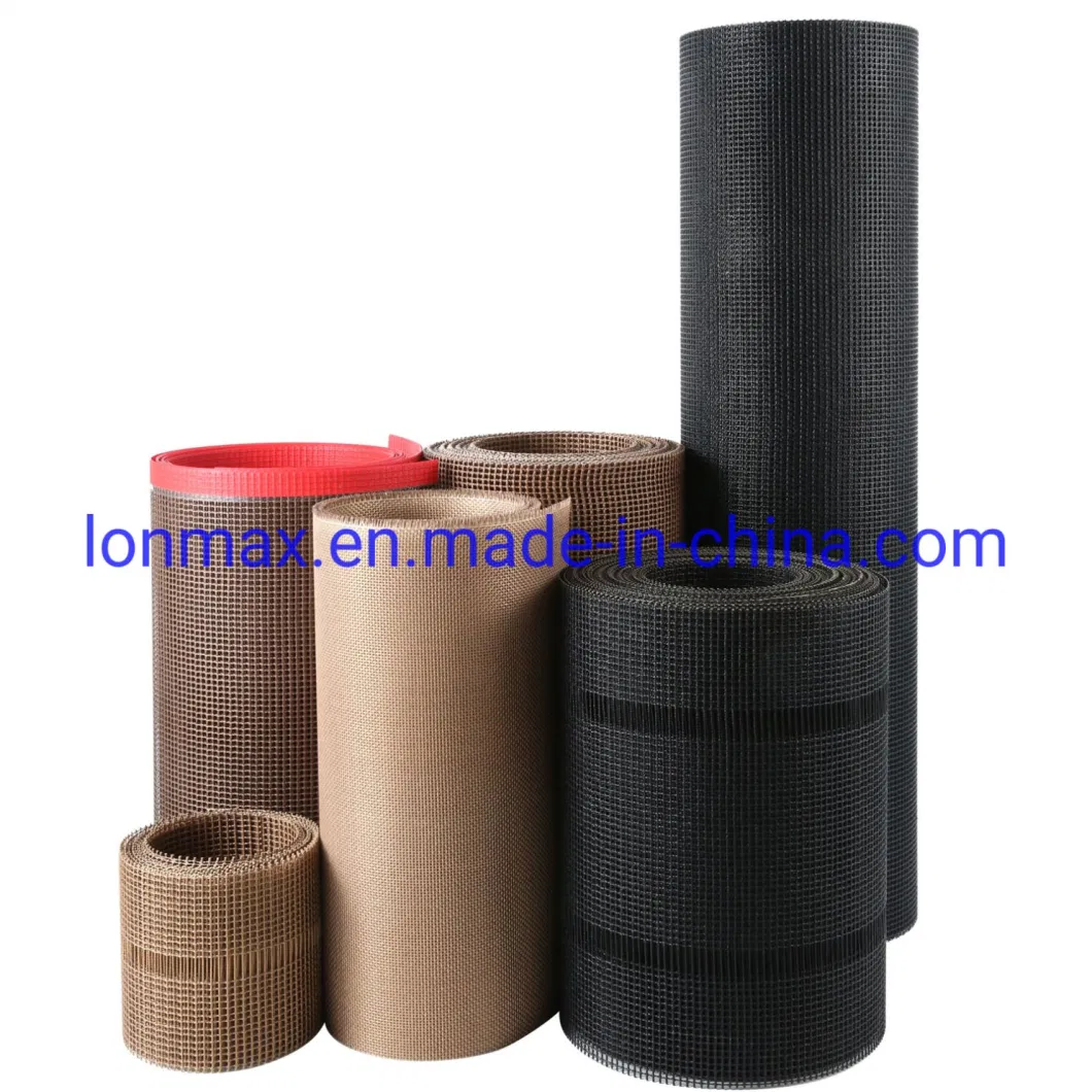 PTFE Coated PTFE Anti High Temperature Non Stick Open Mesh Fiberglass