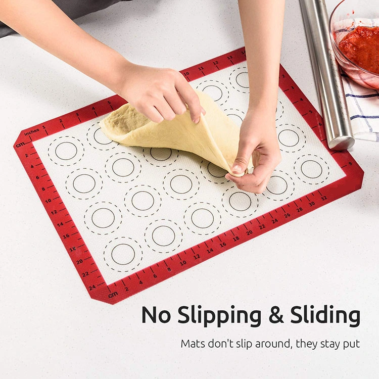 Kitchen Pastry Mat Bread Baking Supplies Non-Stick Macaron Silicone Baking Mat