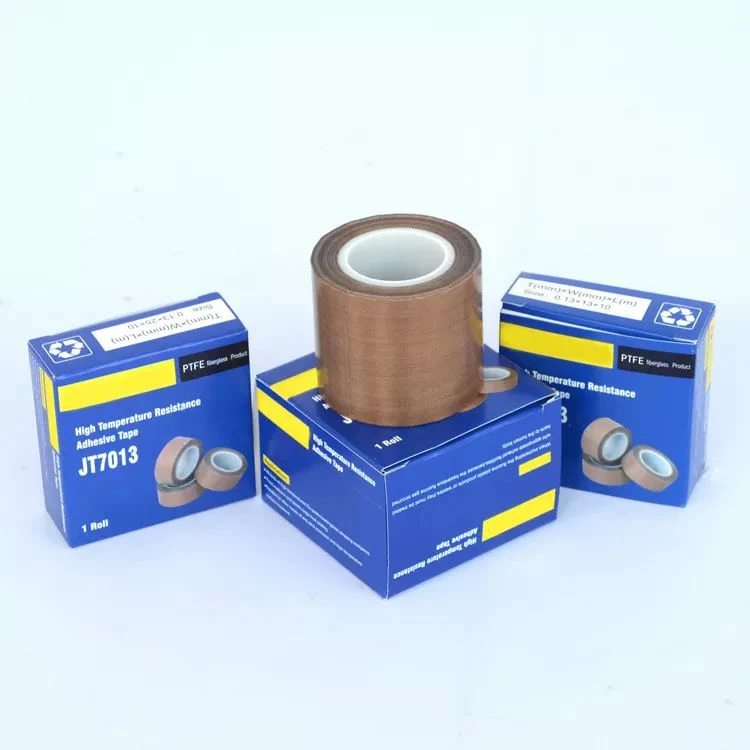 Premium Grade Heat Resistant Sealing Electrical Insulation PTFE Coated Glass Fabric Adhesive Tape