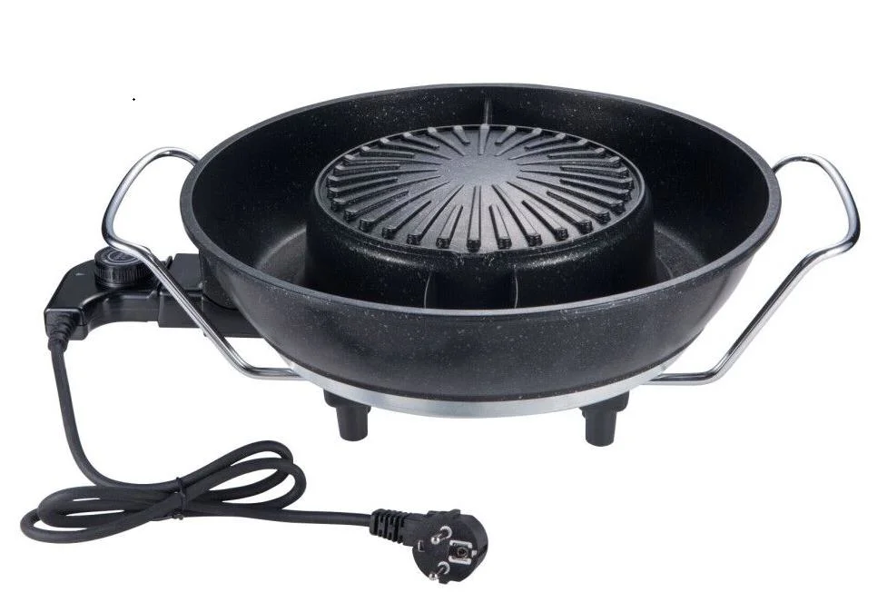 Multifunction Grill BBQ and Hot Pot Skillet