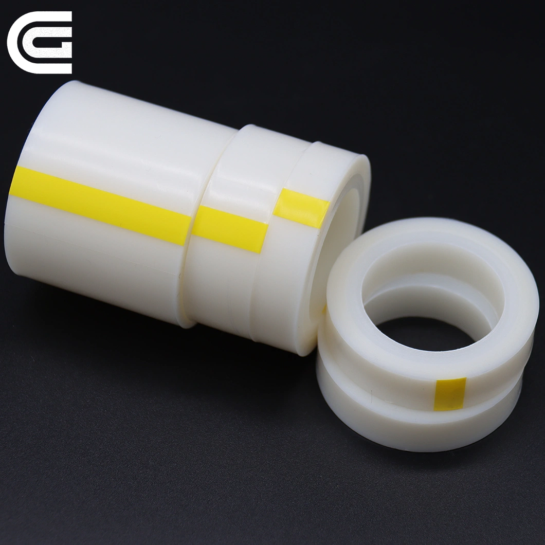 White High Temperature Resistant Skived PTFE Film Tape with Silicone Adhesive