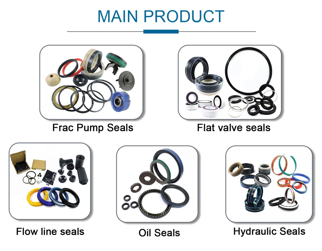 Rod U Cup Ring Hydraulic PTFE U Type Sealing U Packing