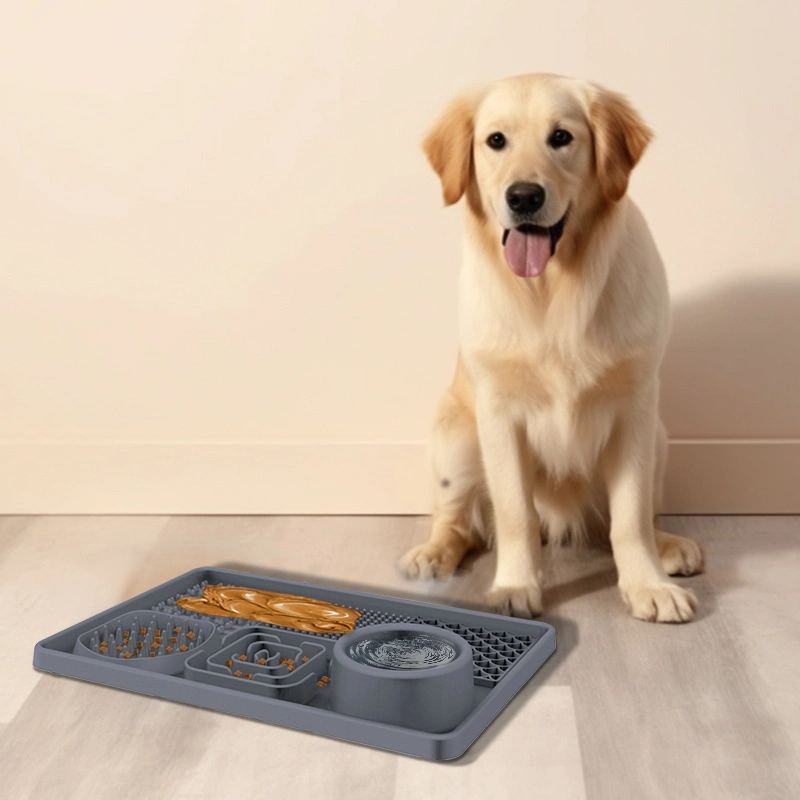 Silicone Slow Eating Dog Cat Pet Bowl Mat for Fast Eaters