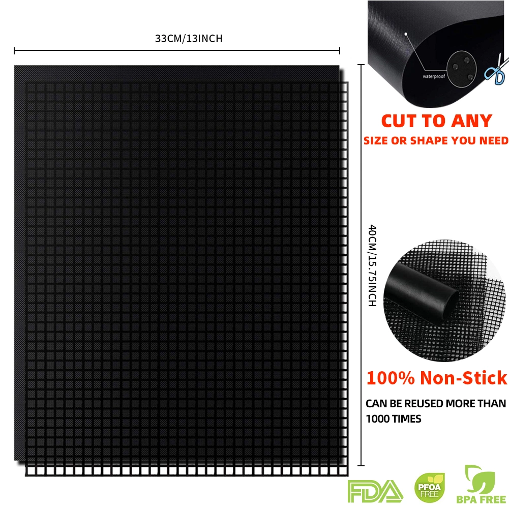 Non-Stick Barbecue Grill Mats BBQ Grill Mat PTFE Baking Sheets Oven Liner