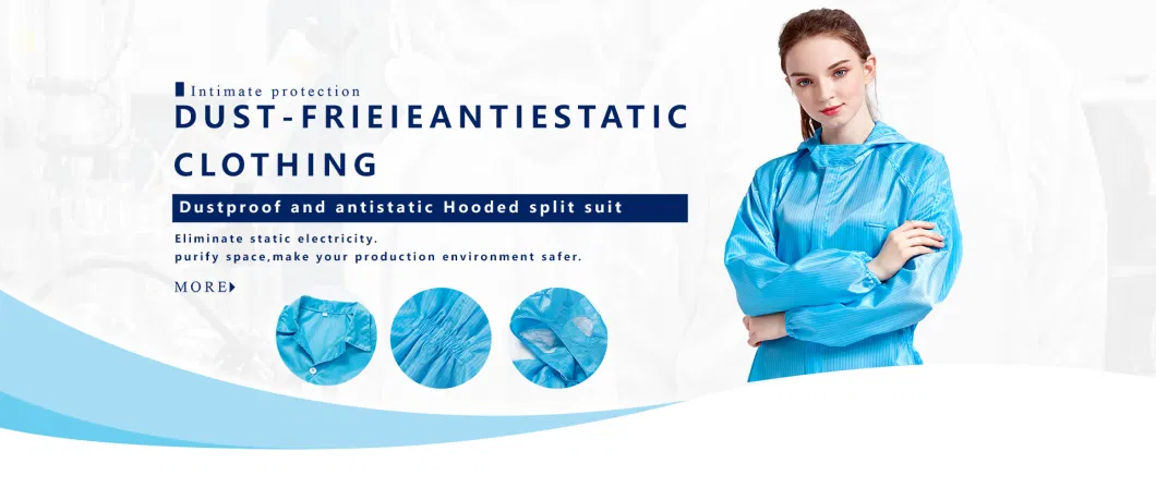 Washable Anti-Static Work Clothes Cleanroom