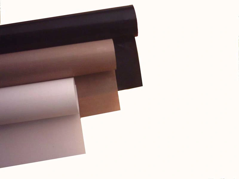 High Quality PTFE Fabric, PTFE Mesh Belt with Brown, Black, White, Red