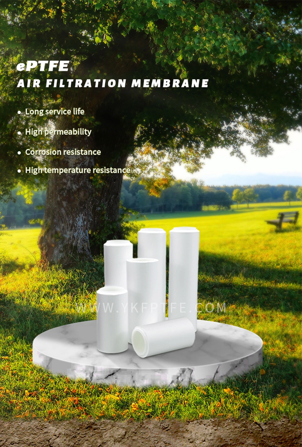UNM Efficiency PTFE Micro Porous Air Membrane Filter ePTFE Air Exchange Membrane
