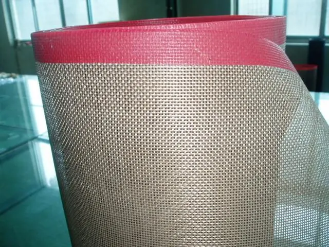 Fire Retardant High Temperature Resistant PTFE Mesh Transmission Belt for Dryer Machine