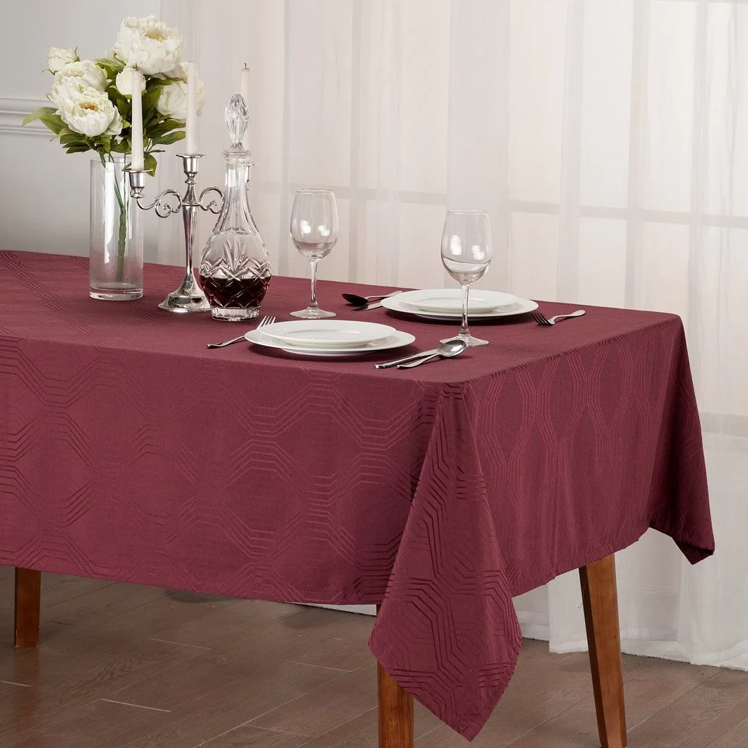 Fashion Breathability Fancy Kitchen Table Cover of Dinning Decoration Party