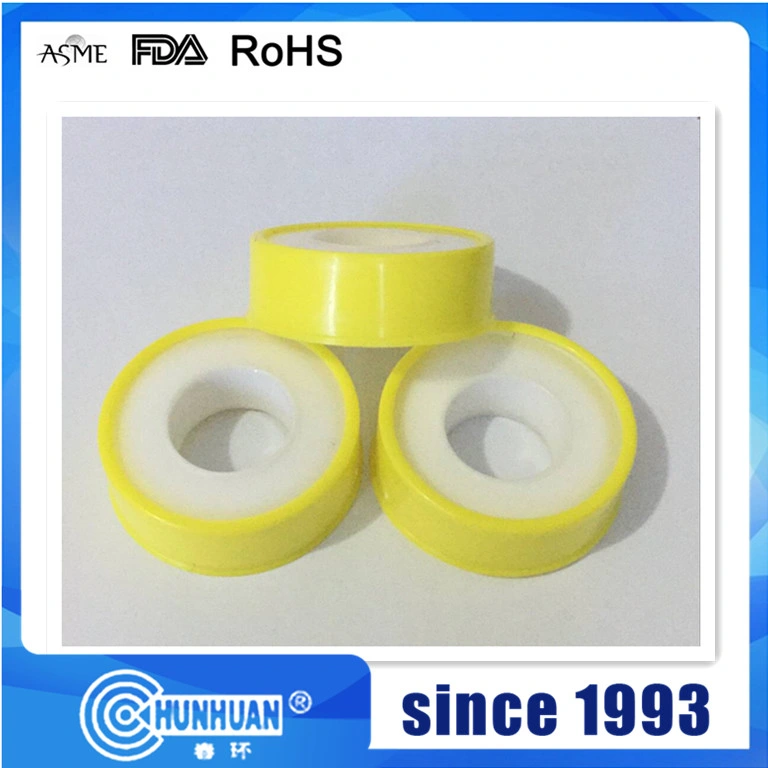 Natural White Virgin PTFE Thread Expanded Seal Tape for Steam Pipeline