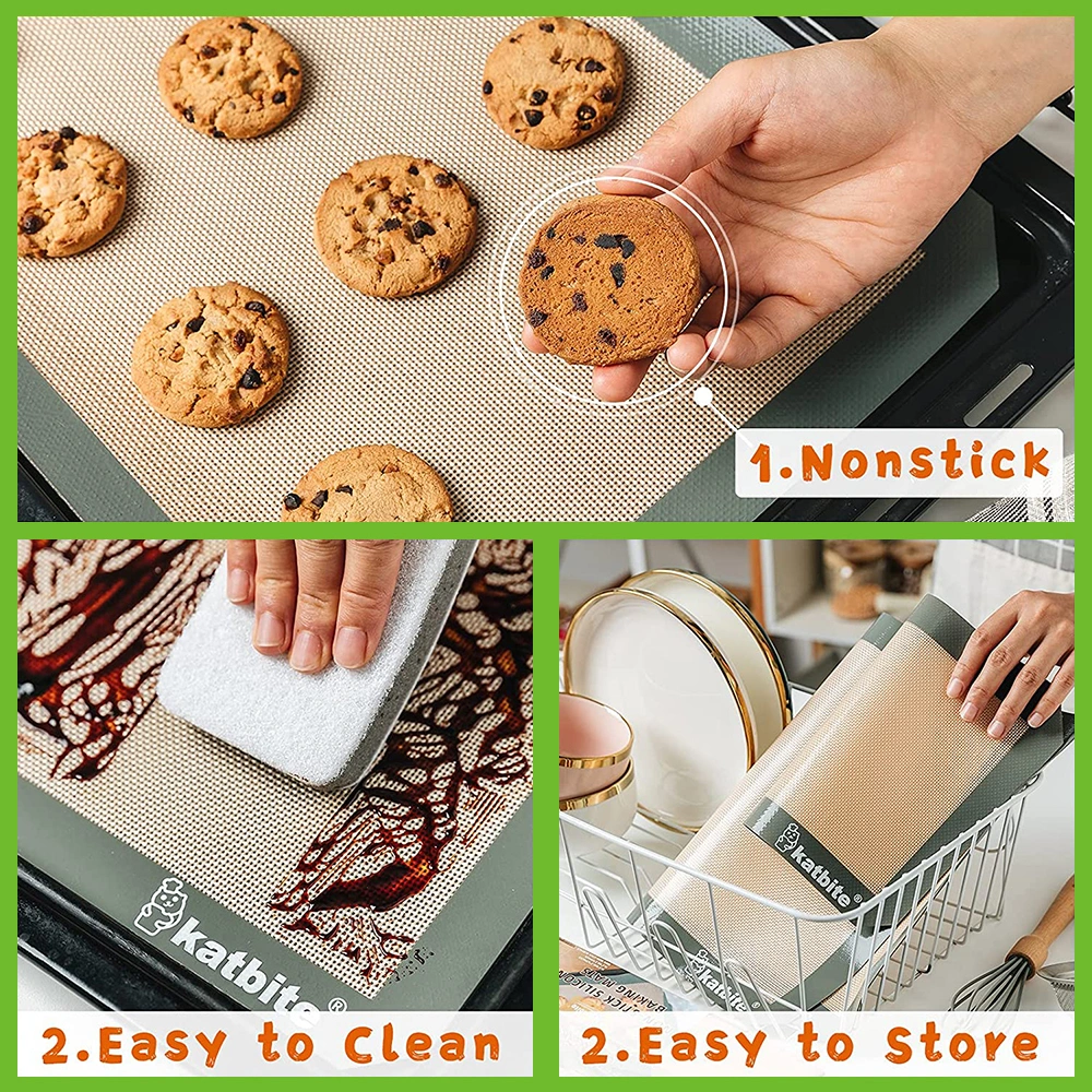 Silicone Baking Mat Heat Resistant for Oven Cake or Bread