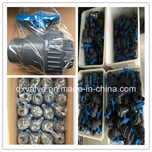 Teflon Seat Seal PVC Valve True Union Ball Vale Double Union Ball Valve Plastic Valve Control Valve