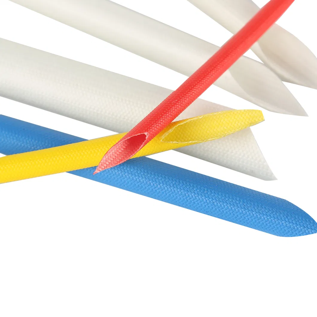 Insulating Silicone Fiberglass Sleeving for Flexible Pipe Protection