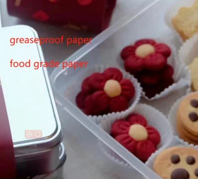 Papel de sandwich de pergamino de silicona graseproof para envolver de calidad alimentaria Pan de galleta