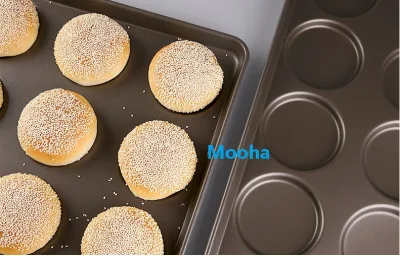 Hamburguesa Non-Stick 3,5&quot; de la bandeja rodillo/bandejas para hornear/molde para hornear (suministro de distintos tamaños)