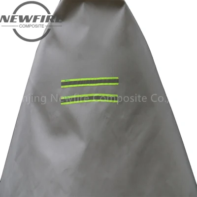 Vidrio de alta calidad con recubrimiento de silicona resistente al fuego de Spandex la fibra de vidrio manta ignífuga manto de tela ignífuga