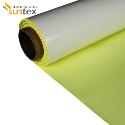 Revestido de caucho de silicona/Vidrio Laminado Un paño de tela