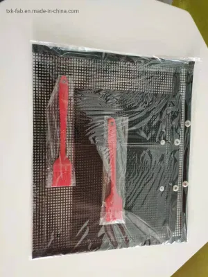 Tela de PTFE antiadherente reutilizable para la bolsa de rejilla de malla para barbacoa