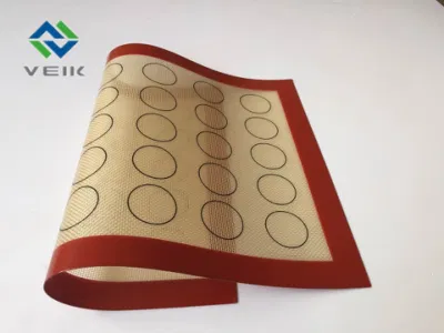 Alfombrilla de silicona resistente al calor antiadherente rectangular