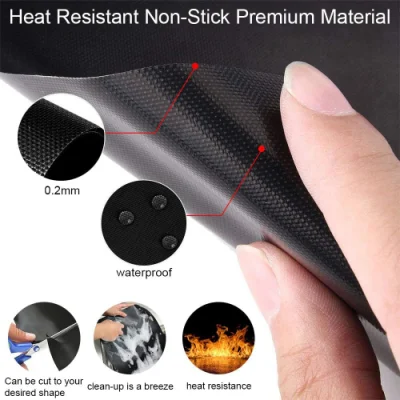 Non Stick Gas Carbón eléctrico Grill Accesorios para barbacoa Grill exterior Alfombrillas para hornear