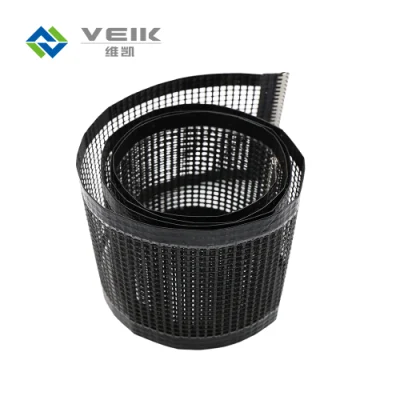 Secador UV de malla abierta de fibra de vidrio PTFE cinta transportadora con el conjunto Bullnose