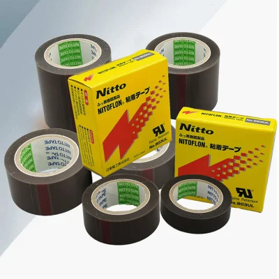 Cinta de sellado flexible de protección térmica de alta resistencia dieléctrica de 25mm de ancho Nitton 903UL