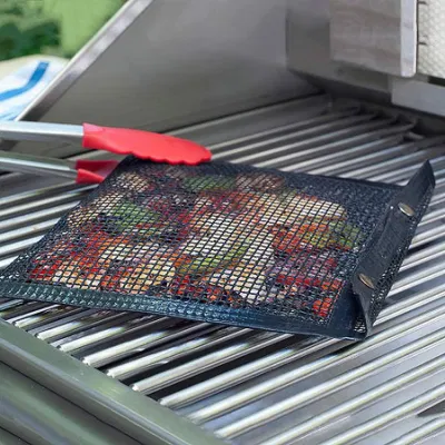Fácil de usar y transportar, Barbacoa Grill Non-Stick malla bolsa