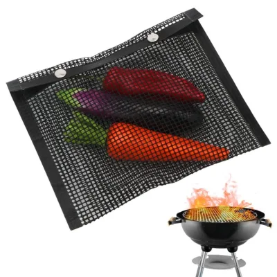 PFOA Free mantiene incluso a la parrilla sabores ahumados PTFE Grill malla Hoja