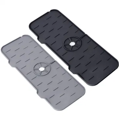 Cocina aparatos de silicona grifo Mat Pica Splash Catcher Mat Splash Alfombrilla protectora
